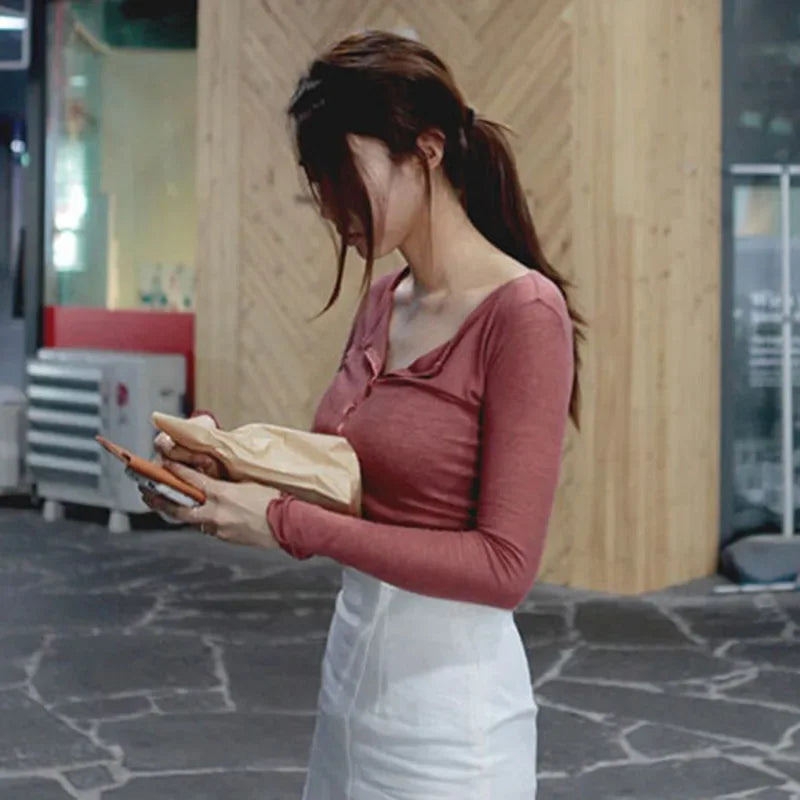 Square Neck Crop Top